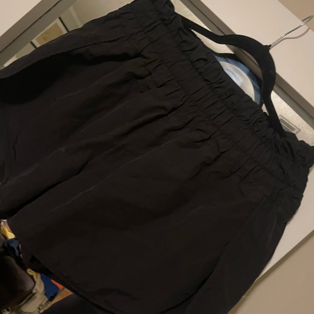 Black High Waist Shorts